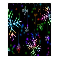 Nowflakes Snow Winter Christmas Shower Curtain 60  X 72  (medium)  by Nexatart