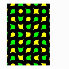 Yellow green shapes                                                     Small Garden Flag