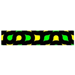 Yellow green shapes                                                     Flano Scarf