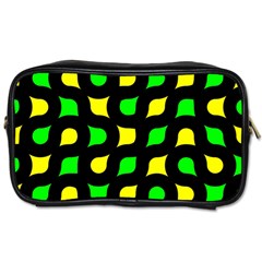 Yellow green shapes                                                     Toiletries Bag (Two Sides)