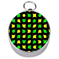 Yellow green shapes                                                     Silver Compass