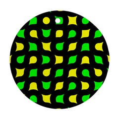 Yellow green shapes                                                     			Ornament (Round)