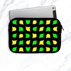 Yellow green shapes                                                    			Apple iPad Mini Zipper Case