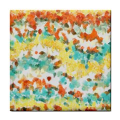 Retro Watercolors                                                      			tile Coaster by LalyLauraFLM