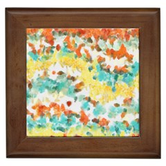 Retro Watercolors                                                      			framed Tile by LalyLauraFLM