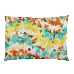 Retro Watercolors                                                      			pillow Case by LalyLauraFLM