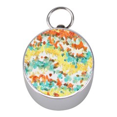 Retro Watercolors                                                      			silver Compass (mini) by LalyLauraFLM