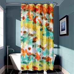 Retro Watercolors                                                     	shower Curtain 36  X 72  by LalyLauraFLM