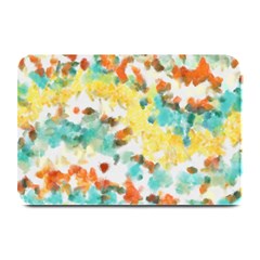 Retro Watercolors                                                     Plate Mat by LalyLauraFLM