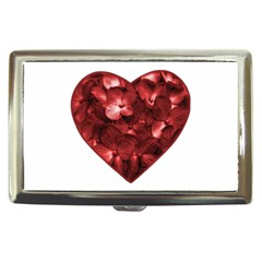 Floral Heart Shape Ornament Cigarette Money Cases by dflcprints