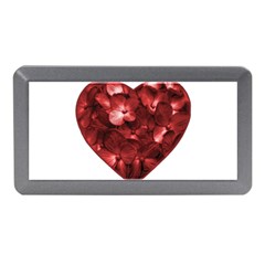 Floral Heart Shape Ornament Memory Card Reader (mini) by dflcprints