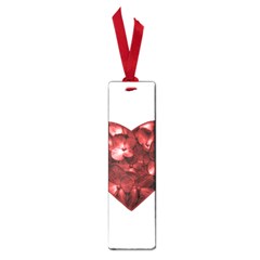 Floral Heart Shape Ornament Small Book Marks by dflcprints