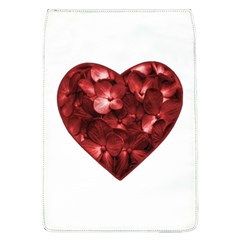 Floral Heart Shape Ornament Flap Covers (l)  by dflcprints