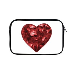 Floral Heart Shape Ornament Apple Macbook Pro 13  Zipper Case by dflcprints