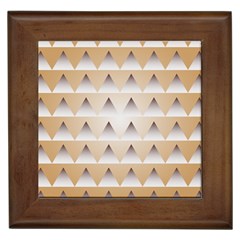 Pattern Retro Background Texture Framed Tiles