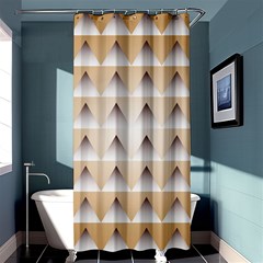 Pattern Retro Background Texture Shower Curtain 36  X 72  (stall)  by Nexatart