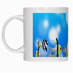 Pisces Underwater World Fairy Tale White Mugs by Nexatart