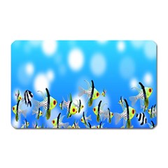 Pisces Underwater World Fairy Tale Magnet (rectangular) by Nexatart