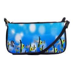 Pisces Underwater World Fairy Tale Shoulder Clutch Bags by Nexatart