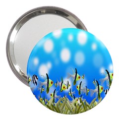 Pisces Underwater World Fairy Tale 3  Handbag Mirrors by Nexatart