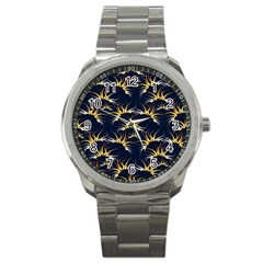 Pearly Pattern Sport Metal Watch