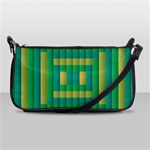 Pattern Grid Squares Texture Shoulder Clutch Bags Front