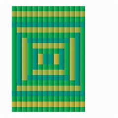 Pattern Grid Squares Texture Small Garden Flag (two Sides)