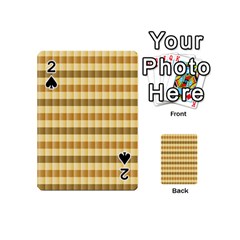 Pattern Grid Squares Texture Playing Cards 54 (mini)  by Nexatart