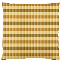 Pattern Grid Squares Texture Large Cushion Case (one Side) by Nexatart