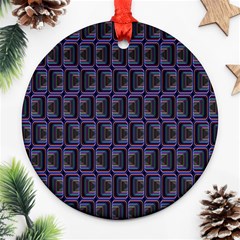 Psychedelic 70 S 1970 S Abstract Ornament (round) by Nexatart