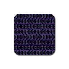 Psychedelic 70 S 1970 S Abstract Rubber Coaster (square)  by Nexatart