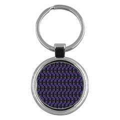 Psychedelic 70 S 1970 S Abstract Key Chains (round)  by Nexatart