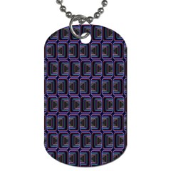 Psychedelic 70 S 1970 S Abstract Dog Tag (one Side) by Nexatart