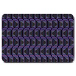 Psychedelic 70 S 1970 S Abstract Large Doormat  30 x20  Door Mat