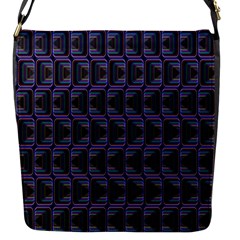 Psychedelic 70 S 1970 S Abstract Flap Messenger Bag (s) by Nexatart