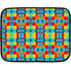 Pop Art Abstract Design Pattern Fleece Blanket (mini) by Nexatart