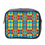 Pop Art Abstract Design Pattern Mini Toiletries Bag 2-Side Front