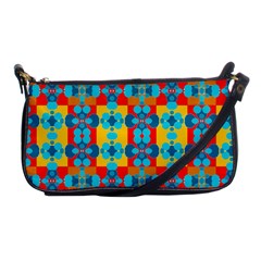 Pop Art Abstract Design Pattern Shoulder Clutch Bags