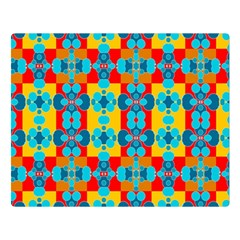 Pop Art Abstract Design Pattern Double Sided Flano Blanket (large)  by Nexatart