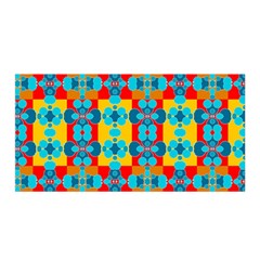 Pop Art Abstract Design Pattern Satin Wrap