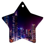 Raised Building Frame Star Ornament (Two Sides) Front