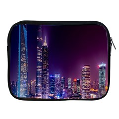 Raised Building Frame Apple Ipad 2/3/4 Zipper Cases