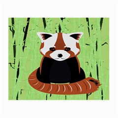 Red Panda Bamboo Firefox Animal Small Glasses Cloth by Nexatart