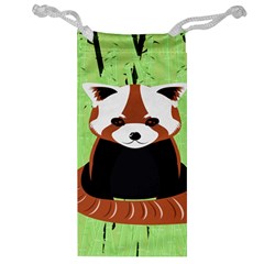 Red Panda Bamboo Firefox Animal Jewelry Bag by Nexatart