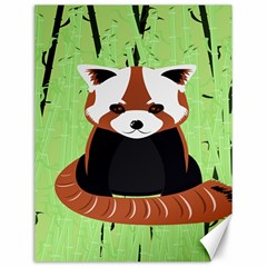 Red Panda Bamboo Firefox Animal Canvas 12  X 16   by Nexatart