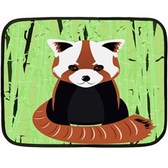 Red Panda Bamboo Firefox Animal Double Sided Fleece Blanket (mini)  by Nexatart