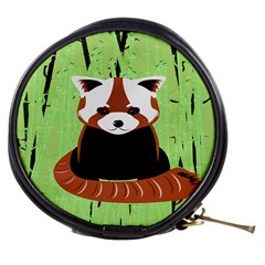 Red Panda Bamboo Firefox Animal Mini Makeup Bags by Nexatart