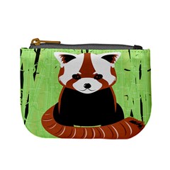 Red Panda Bamboo Firefox Animal Mini Coin Purses by Nexatart