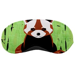 Red Panda Bamboo Firefox Animal Sleeping Masks by Nexatart