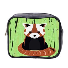 Red Panda Bamboo Firefox Animal Mini Toiletries Bag 2-side by Nexatart